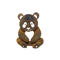 Small Panda Stand Garden Art