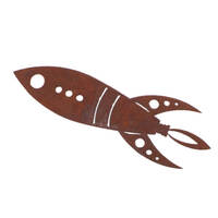 Rocket Magnet Garden Art 