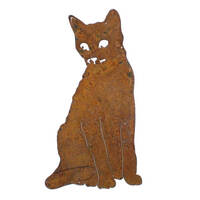 Sitting Cat Magnet Garden Art 