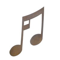 Large Music Note Magnet Garden Art 