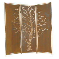 Three Panel Free Standing Tree Privacy Screen