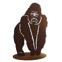 Gorilla Sculpture Large Garden Art 