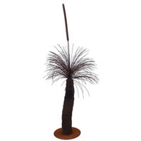 Small Grass Tree Metal Garden Sculpture