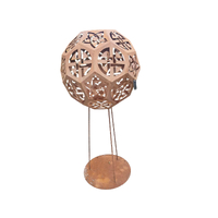 SCU050 Celtic Geosphere Sculpture Metal Garden Art