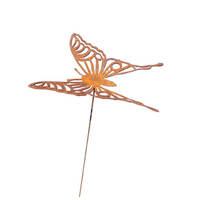 Medium Butterfly 2 Stake Garden Art 