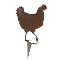Chook Stake Garden Art 