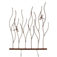 Grass with Dragonflies Garden Stake Garden Art