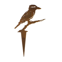 Kookaburra Wedge Stake Garden Art