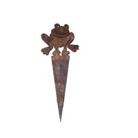 Frog Wedge Stake Two Garden Art