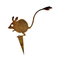 Hopping Mouse Stake Garden Art