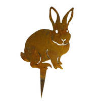 Small Rabbit Stake Garden Art 