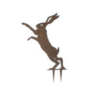 Dancing Hare Stake 1 Garden Art 