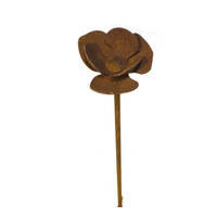 Poppy Stake Garden Art 