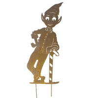 Christmas Elf Boy Stake 4 Garden Art 