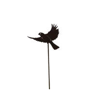 Small Sparrow Two Stake Garden Art 
