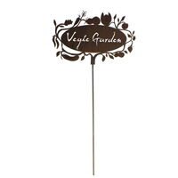 Vegie Garden Sign Stake Garden Art 