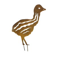 Emu Chick One Stake Garden Art