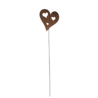 Large Heart Stake Garden Art
