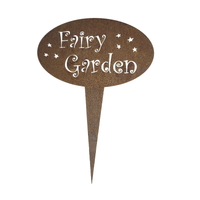 Fairy Garden Sign Stake Garden Art