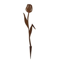Tulip Garden Stake Garden Art