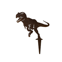 Tyrannosaurus Rex Dinosaur Small Stake Garden Art
