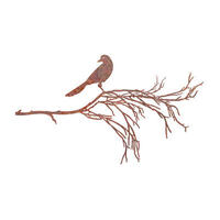 Bird On Branch Three Garden Wall Art