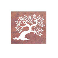 Leaf Tree Metal Garden Wall Art