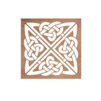 Celtic Square Metal Garden Wall Art