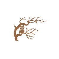Owl On A Branch Metal Garden Wall Art 
