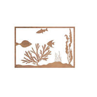 Fish Metal Garden Panel Wall Art