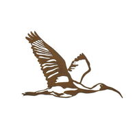 Flying Ibis Medium Metal Wall Art