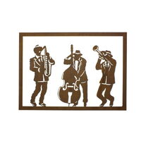 Jazz Trio Metal  Wall Art 