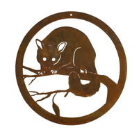 Brushtail Possum Small Round Wall Art 