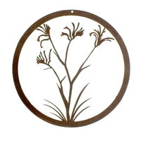 Kangaroo Paw Small Round Wall Art 