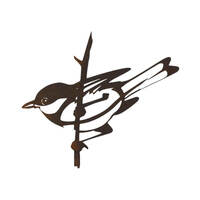 Large Sparrow on Twig Branch Wall Art